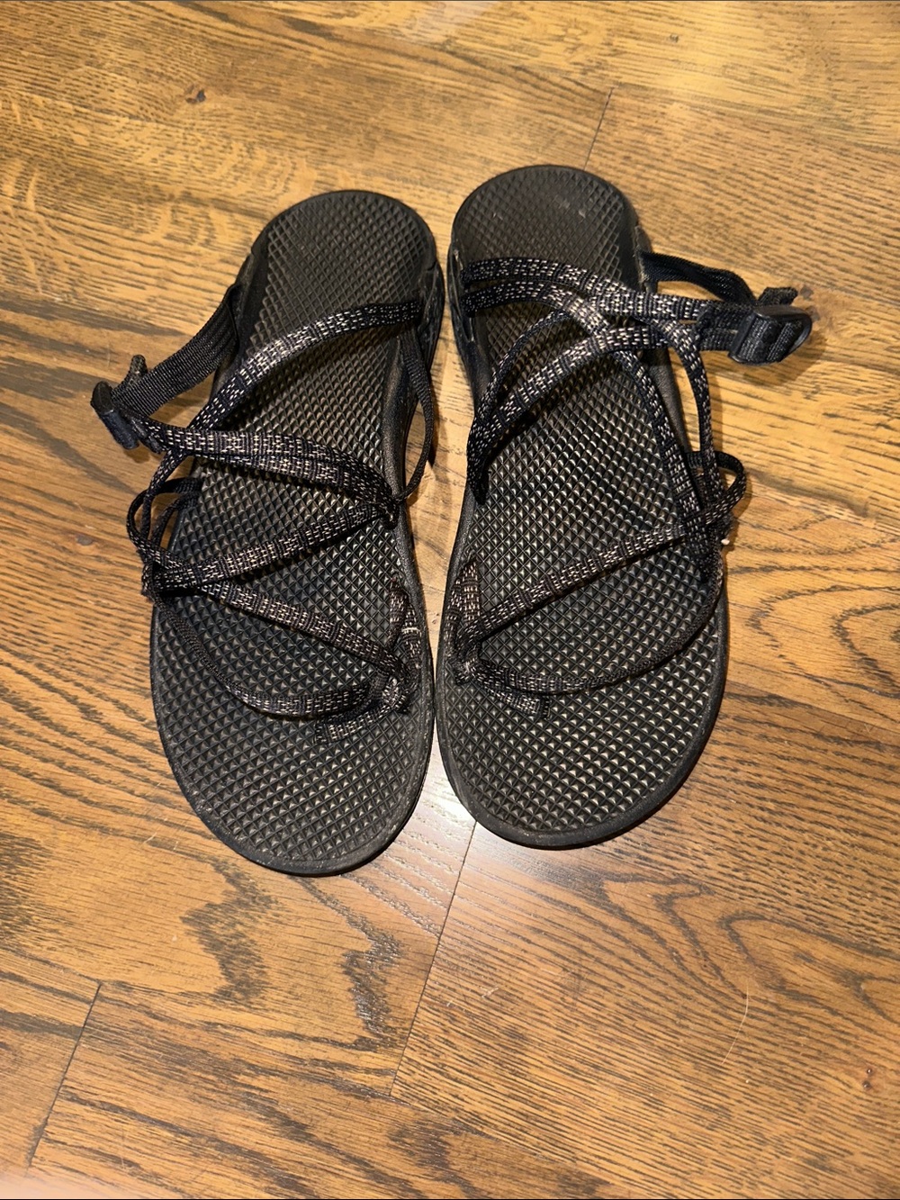 Chaco Black Strappy Women's Sandals